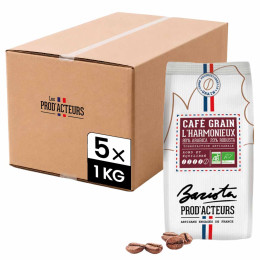 Café en Grains Bio Prod' Acteurs L'Harmonieux - 5 paquets - 5 Kg