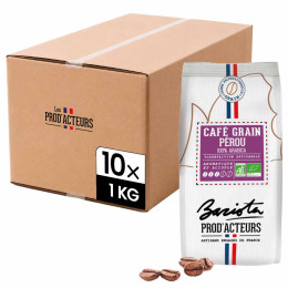 Café en Grains Bio Prod' Acteurs Pérou - 10 paquets - 10 Kg