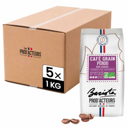 Café en Grains Bio Prod' Acteurs Pérou - 5 paquets - 5 Kg