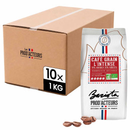 Café en Grains Bio Prod' Acteurs L'Intense - 10 paquets - 10 Kg