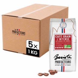 Café en Grains Bio Prod' Acteurs L'Intense - 5 paquets - 5 Kg