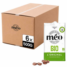 Café en Grains Bio Cafés Méo Classique - 6 paquets - 3 Kg