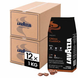 Café en Grains Lavazza Crema Classica - 12 paquets - 12 Kg