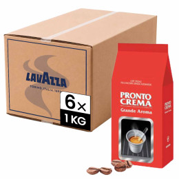 Café en Grains Lavazza Pronto Crema Grande Aroma - 6 paquets - 6 Kg