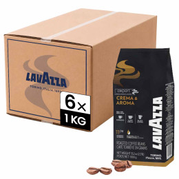 Café en Grains Lavazza Crema & Aroma - 6 paquets - 6 Kg
