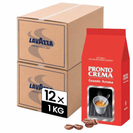 Café en Grains Lavazza Pronto Crema Grande Aroma - 12 paquets - 12 Kg
