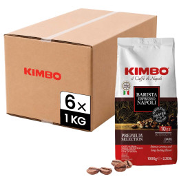 Café en Grains Kimbo Barista Espresso Napoli - 6 paquets - 6 Kg