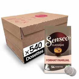 Dosette Senseo Café Classique - 10 paquets - 540 dosettes compostables