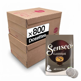 Dosette Senseo Café Classique - 20 paquets - 800 dosettes compostables