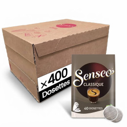 Dosette Senseo Café Classique - 10 paquets - 400 dosettes compostables