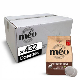 Dosette Senseo compatible Cafés Méo Gastronomique - 12 paquets - 432 dosettes