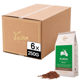 Café Moulu Café Voisin Italien - 6 paquets - 1,5 Kg