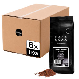 Café Moulu Café de Paris Arabica Grand Arôme - 6 paquets - 6 Kg
