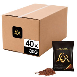 Café Moulu filtre L'Or Professional Conférence 80 gr - 40 doses - 600 boissons
