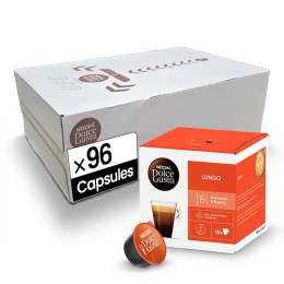 Capsules Nescafé Dolce Gusto Café Lungo - 6 boîtes - 96 capsules