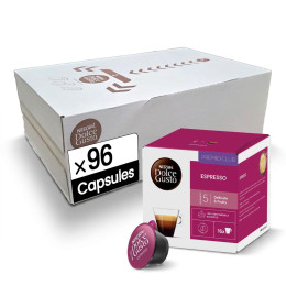 Capsules Nescafé Dolce Gusto Café Espresso - 6 boîtes - 96 capsules