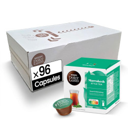 Capsules Nescafé Dolce Gusto Thé Marrakech - 6 boîtes - 96 capsules