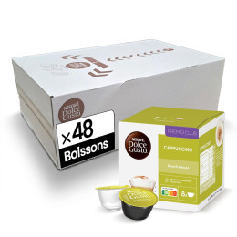 Capsules Nescafé Dolce Gusto Cappuccino - 6 boîtes - 48 boissons