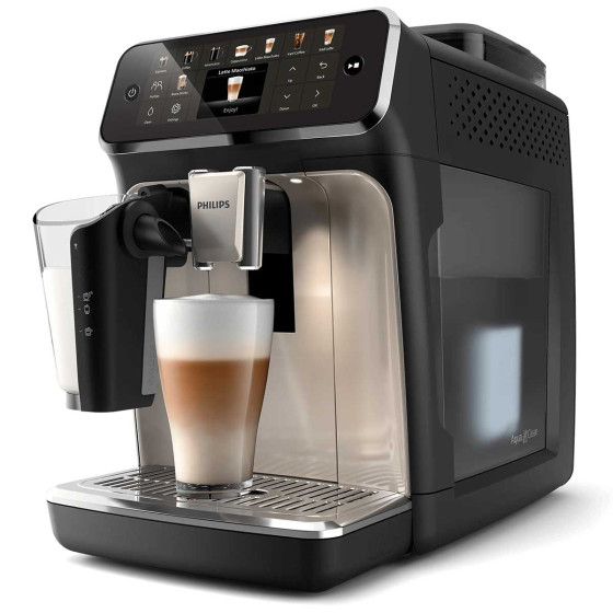 Philips EP5547/90 SilentBrew LatteGo Noir Chromée