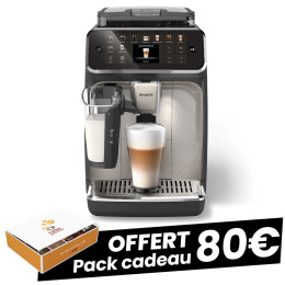 Philips EP5547/90 SilentBrew LatteGo Noir Chromée