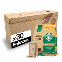 Dosettes Nescafé Dolce Gusto NEO Starbucks® Caramel Macchiato - 5 boîte - 30 boissons