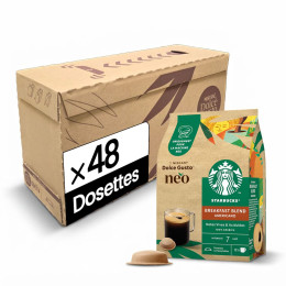 Dosettes Nescafé Dolce Gusto NEO Starbucks® Breakfast Blend Americano - 4 boîtes - 48 dosettes
