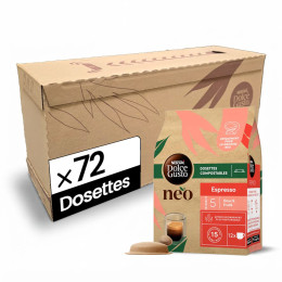 Dosettes Nescafé Dolce Gusto NEO Espresso - 6 boîtes - 72 dosettes