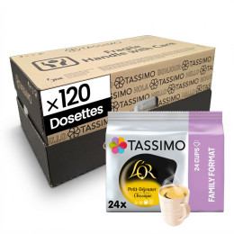 Dosette Tassimo L'Or Espresso Petit Déjeuner Classique "Format Familial" 5 paquets - 120 dosettes