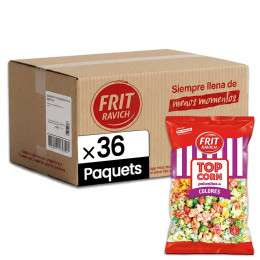 Pop-Corn Sucré Coloré Frit Ravich 35g - 36 paquets