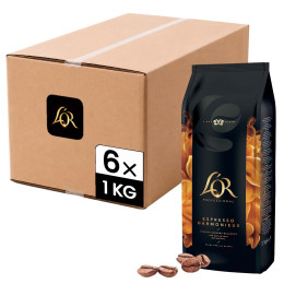 Café en Grains L'Or Professional Espresso Harmonieux - 6 paquets - 6 Kg