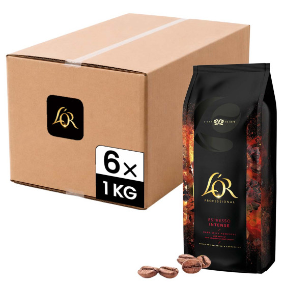 Café en Grains L'Or Professional Espresso Intense - 6 paquets - 6 Kg