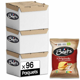 Chips Bret’s Nature L’Originale 30g - 3 cartons - 96 paquets