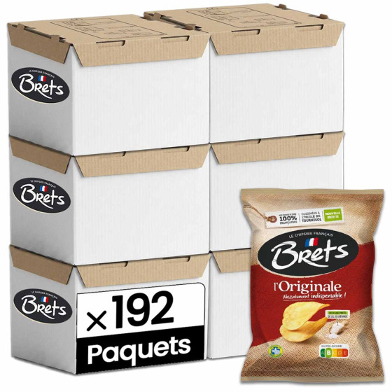 Chips Bret’s Nature L’Originale 30g - 6 cartons - 192 paquets
