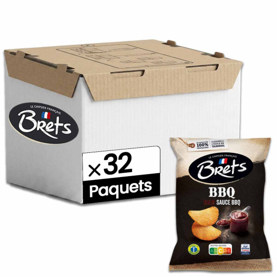 Chips Bret’s saveur Barbecue 25g - 32 paquets