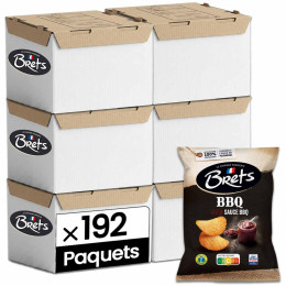 Chips Bret’s saveur Barbecue 25g - 6 cartons - 192 paquets