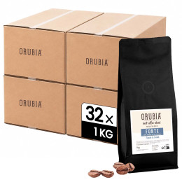 Café en Grains Orubia Forte - 32 paquets - 32 Kg