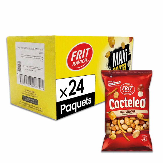 Mix de Snacks Salés Frit Ravich Cocteleo 40g - 24 paquets