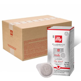 Dosette ESE illy Lungo Torréfaction Classique - 12 boites - 216 dosettes emballées individuellement