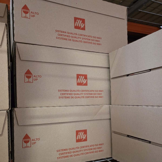 Dosette ESE illy Espresso Torréfaction Classique Rouge - 12 boites - 216 dosettes emballées individuellement