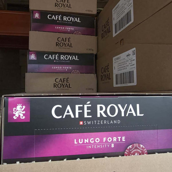 Capsule Nespresso Pro Compatible Café Royal Lungo Forte - 6 boites - 300 capsules