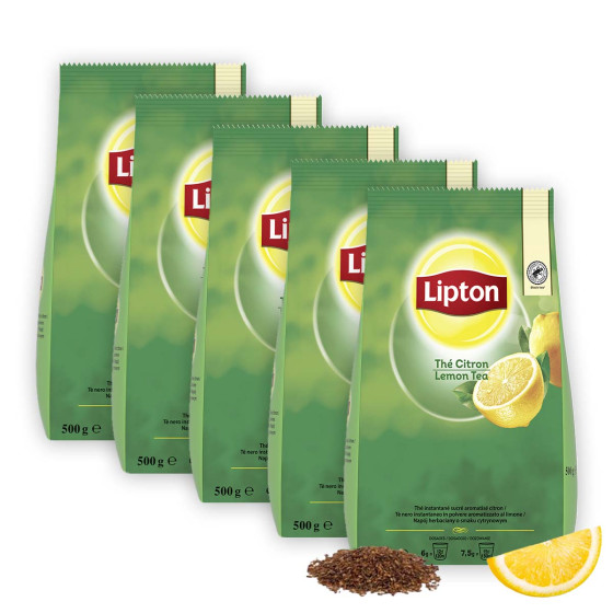 Thé Instantané Distributeur Automatique Lipton Thé Citron - 5 paquets - 2.5 Kg