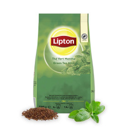 Thé Instantané Distributeur Automatique Lipton Thé Vert Menthe - 10 paquets - 5 Kg
