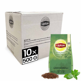 Thé Instantané Distributeur Automatique Lipton Thé Vert Menthe - 10 paquets - 5 Kg