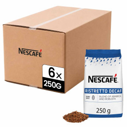 Café Soluble Nescafé ® Ristretto Décaféiné - 6 paquets - 1,5 kg