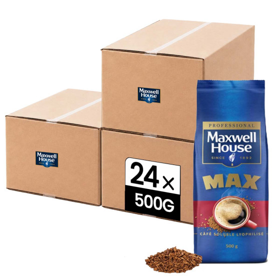 Café Soluble Maxwell House Max - 24 paquets - 12 Kg