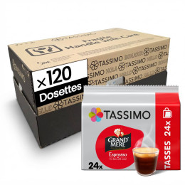 Dosette Tassimo Café Grand'Mère Espresso - 5 boîtes - 120 dosettes