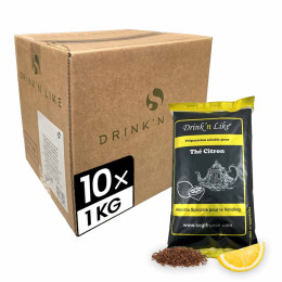 Thé Instantané Distributeur Automatique Drink'n Like Thé Citron - 10 paquets - 10 Kg