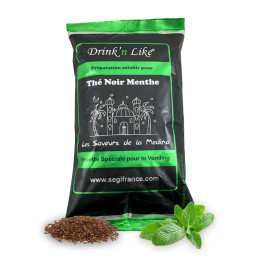 Thé Instantané Distributeur Automatique Drink'n Like Thé Noir Menthe - 5 paquets - 5 Kg