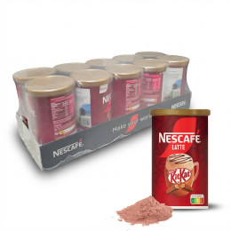Cappuccino Soluble Nescafé KitKat Latte - 10 boîtes - 2,73 Kg