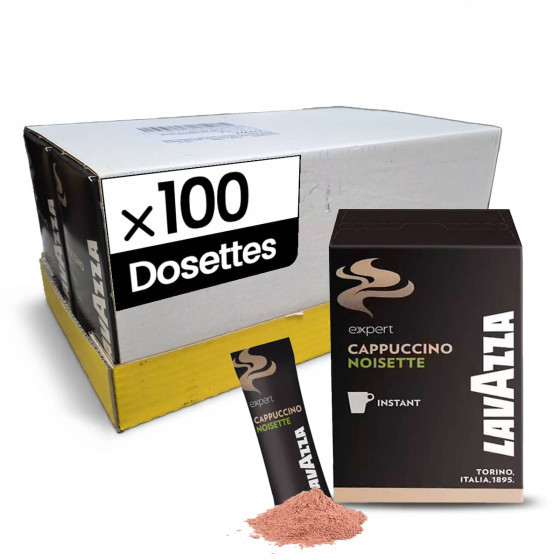 Cappuccino Noisette Lavazza - 10 boites - 100 dosettes individuelles